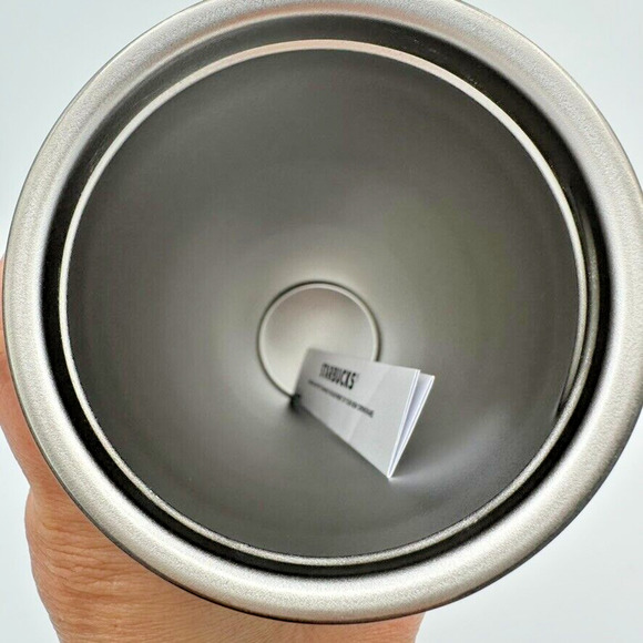 NEW Starbucks 2021 Iridescent Green Blue Metallic Stainless Steel Tumbler 18 oz - Picture 7 of 7